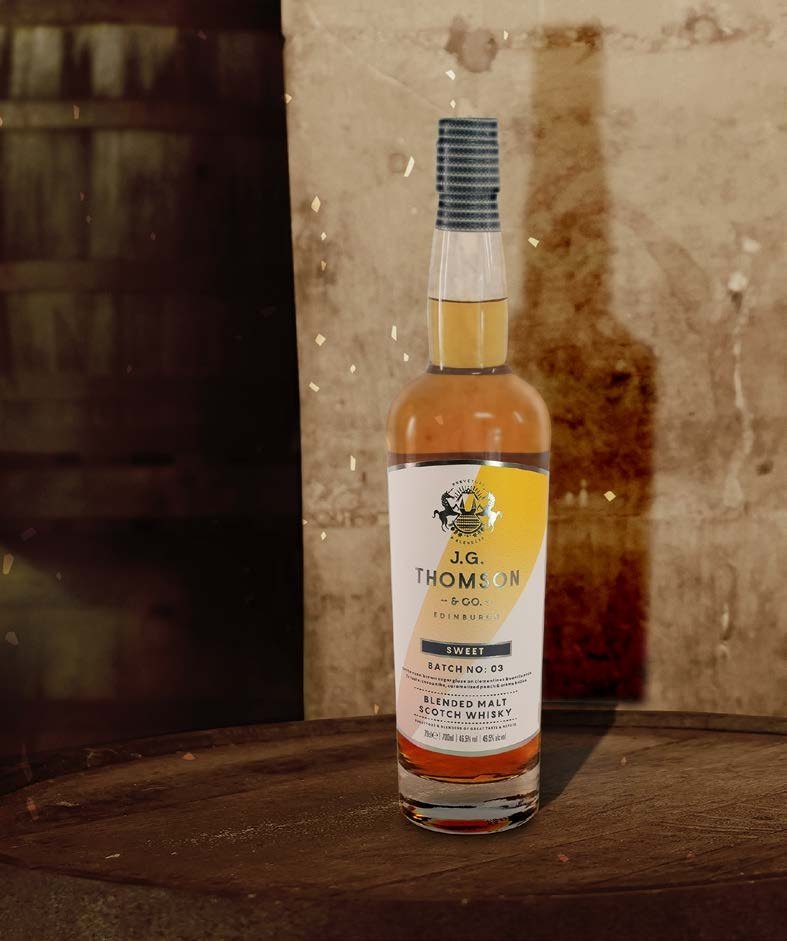 J.G. THOMSON SWEET BLENDED MALT SCOTCH WHISKY BATCH 3